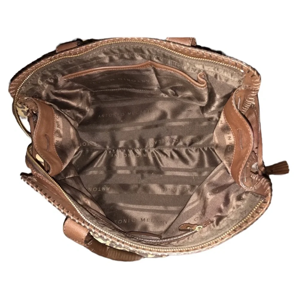 Antonio Melanie large brown leather bag , great classic large bag